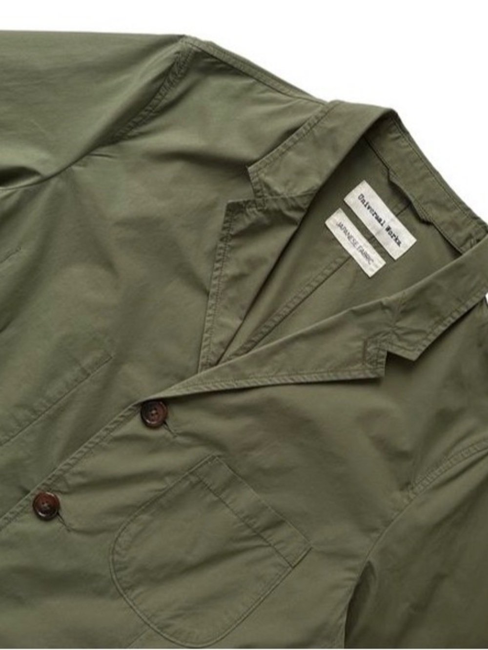Military-Inspired Olive Field Jacket by Universal Works